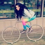 i think thats a bicycle parking stand <br />that you normally chain a bicycle to it