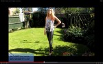 blog gal wearing black shiny leggings<br />2nd edit