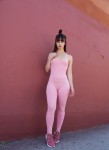 pink catsuit