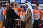 even ARABS from Qatar cant resist the power <br />of women in spandex....that wry smile/smirk is all you need to  see...LOL