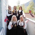 from very cute looking in their<br />native norwegian costumes