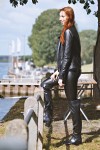 and wearing leather makes them<br />really stand out even more.....<br />shes got a 1960's-70's retro look to her<br />for whatever reason
