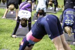stretching