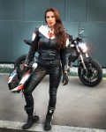 leder Austrian biker