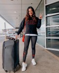 getting dropped off @ the airport<br />traveling in leggings very very common nowadays<br />i will also be showing these jaggad branded leggings as a collection on a future post so stay tuned