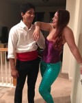 boyfriend....better behave as she looks to be the dominant in this relationship