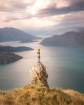 leggings w a spectacular picture-postcard quality view in new zeland<br />1500x1875 large resolution not an instagram photo