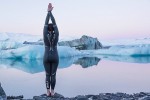 obviously not a triathlon in ICELAND besides that wetsuit wont work over there....you need a drysuit<br />her pussy will be freezing when she swims past a few minutes....LOL as in hypotheremia