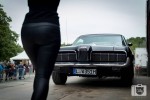 because the car is so old this photo is more of a pin-up than a grid girl<br />very well kept cougar
