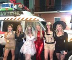 getting their halloween costumes ready/rehersal