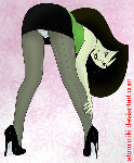 Shego wearing tights under panties